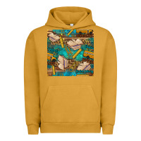 Student Delivery Specialist Seamless Pattern Urban Hoodie | Teevron