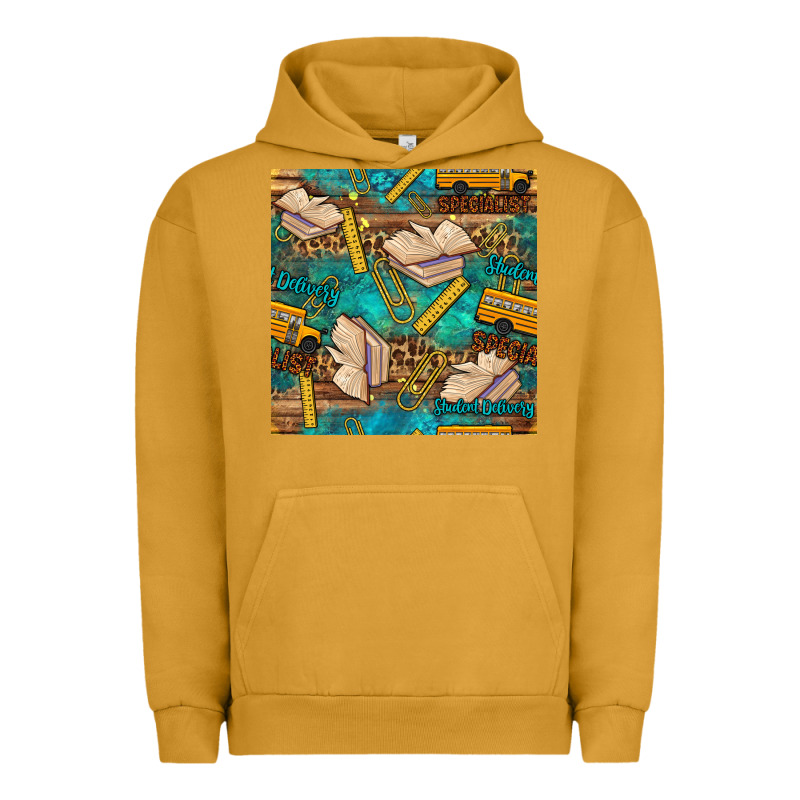 Student Delivery Specialist Seamless Pattern Urban Hoodie by BundleAndBundleShop | Teevron