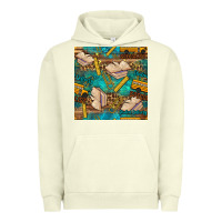 Pigment Pistachio student delivery specialist seamless pattern Urban Hoodie - BundleAndBundleShop