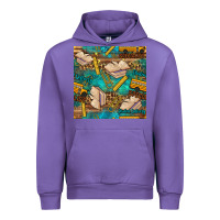 Tulip student delivery specialist seamless pattern Urban Hoodie - BundleAndBundleShop