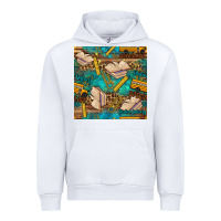 White student delivery specialist seamless pattern Urban Hoodie - BundleAndBundleShop