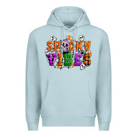 Blue Mist Spooky vibes Premium Hoodie - Artiststas