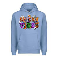 Colony Blue Spooky vibes Premium Hoodie - Artiststas