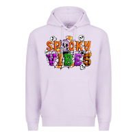 Lilac Spooky vibes Premium Hoodie - Artiststas