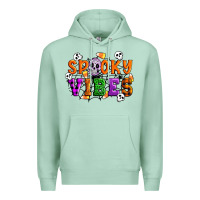 Seafoam Spooky vibes Premium Hoodie - Artiststas