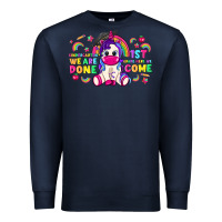 Navy kindergarten we are done 1st here we come with unicorn Premium Sweatshirt - texasbilliewilder