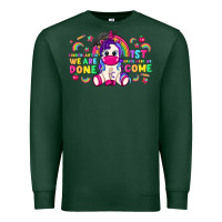 Sports Green kindergarten we are done 1st here we come with unicorn Premium Sweatshirt - texasbilliewilder