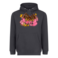 Pink Afro Nails Heavyweight Hoodie | Teevron