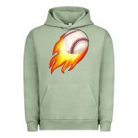 Pigment Oil Green baseball Urban Hoodie - JahusDesignShop