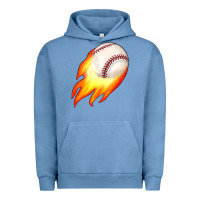 Pigment Pebble Blue baseball Urban Hoodie - JahusDesignShop