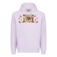 Lilac educator of tiny humans libbey glass Premium Hoodie - BundleAndBundleShop