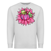 Dove Grey sunflower pumpkin breast cancer Premium Sweatshirt - Zillion Design Studio