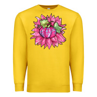 Lemon sunflower pumpkin breast cancer Premium Sweatshirt - Zillion Design Studio