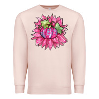 Sunflower Pumpkin Breast Cancer Premium Sweatshirt | Teevron