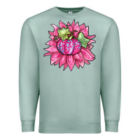 Seafoam sunflower pumpkin breast cancer Premium Sweatshirt - Zillion Design Studio