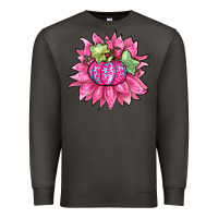 Smoke sunflower pumpkin breast cancer Premium Sweatshirt - Zillion Design Studio