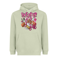 Matcha Pink and white sneaker girl Heavyweight Hoodie - RanaPortraitStore