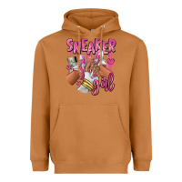 Meerkat Pink and white sneaker girl Heavyweight Hoodie - RanaPortraitStore