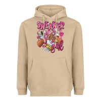 Mushroom Pink and white sneaker girl Heavyweight Hoodie - RanaPortraitStore