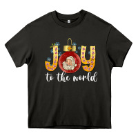 Asphalt Joy To The World Heavy Core Tee - CowhideDigitalArt