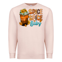 Pale Pink spice spice baby Premium Sweatshirt - Zillion Design Studio