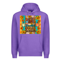 Purple Thankful grateful blessed Premium Hoodie - Artiststas