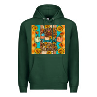 Sports Green Thankful grateful blessed Premium Hoodie - Artiststas