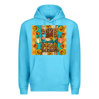 Ocean Blue Thankful grateful blessed Premium Hoodie - Artiststas