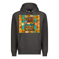 Smoke Thankful grateful blessed Premium Hoodie - Artiststas