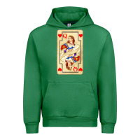 Emerald love playing cards queen Urban Hoodie - AdoDesignShop