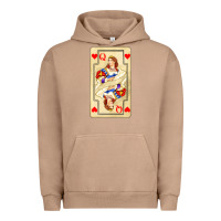Pigment Burro love playing cards queen Urban Hoodie - AdoDesignShop