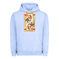 Pigment Grape Ice love playing cards queen Urban Hoodie - AdoDesignShop