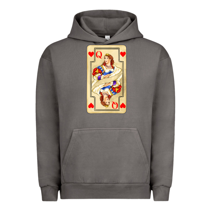 Love Playing Cards Queen Urban Hoodie by AdoDesignShop | Teevron