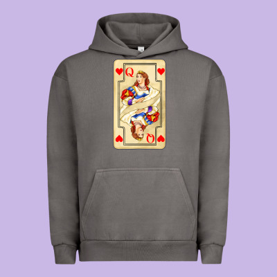 Love Playing Cards Queen Urban Hoodie Designed By Adodesignshop