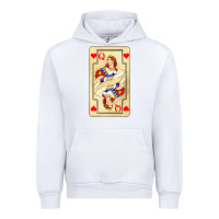 White love playing cards queen Urban Hoodie - AdoDesignShop