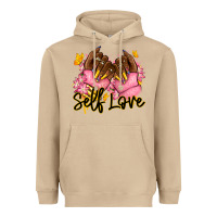 Mushroom Self love pink afro nails Heavyweight Hoodie - RanaPortraitStore