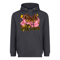 Smoke Self love pink afro nails Heavyweight Hoodie - RanaPortraitStore