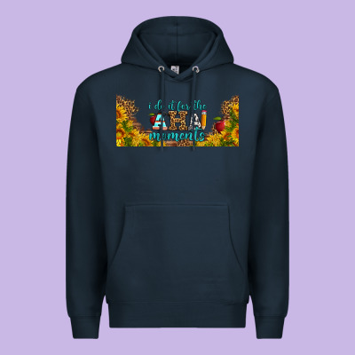 I Do It For The Aha Moments Libbey Glass Premium Hoodie Designed By Bundleandbundleshop