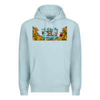 Blue Mist i do it for the aha moments libbey glass Premium Hoodie - BundleAndBundleShop