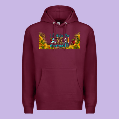 I Do It For The Aha Moments Libbey Glass Premium Hoodie Designed By Bundleandbundleshop