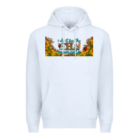 White i do it for the aha moments libbey glass Premium Hoodie - BundleAndBundleShop