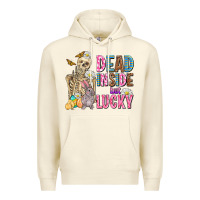 Sandshell easter dead inside but lucky  with skeleton Premium Hoodie - AdoDesignShop