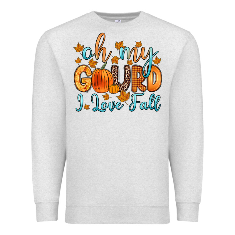 Oh My Gourd I Love Fall Premium Sweatshirt by Zillion Design Studio | Teevron