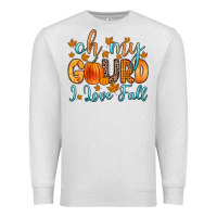 Oatmeal Heather oh my gourd i love fall Premium Sweatshirt - Zillion Design Studio
