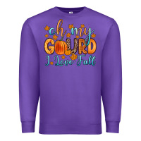 Purple oh my gourd i love fall Premium Sweatshirt - Zillion Design Studio