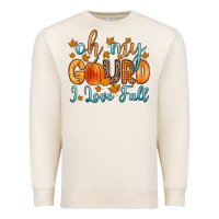Sandshell oh my gourd i love fall Premium Sweatshirt - Zillion Design Studio
