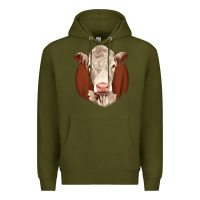 Army Green hareford Premium Hoodie - JahusDesignShop