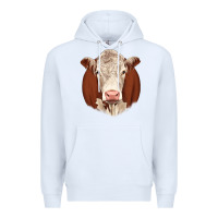 White hareford Premium Hoodie - JahusDesignShop