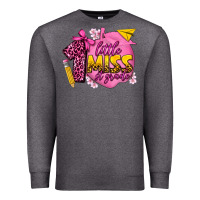 Charcoal Heather little miss 1st grade Premium Sweatshirt - texasbilliewilder