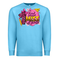 Ocean Blue little miss 1st grade Premium Sweatshirt - texasbilliewilder